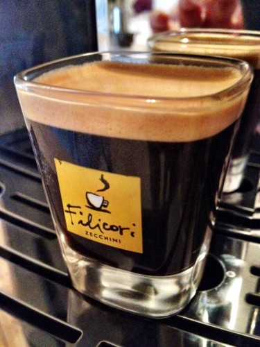 Espresso shot crema