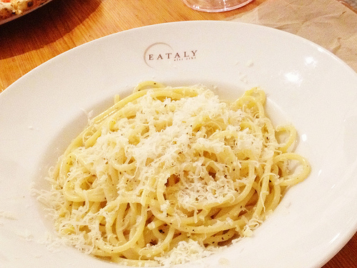 pasta at eataly