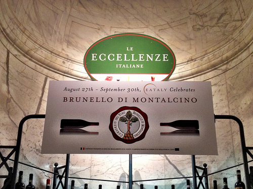 Eataly Brunello Sign