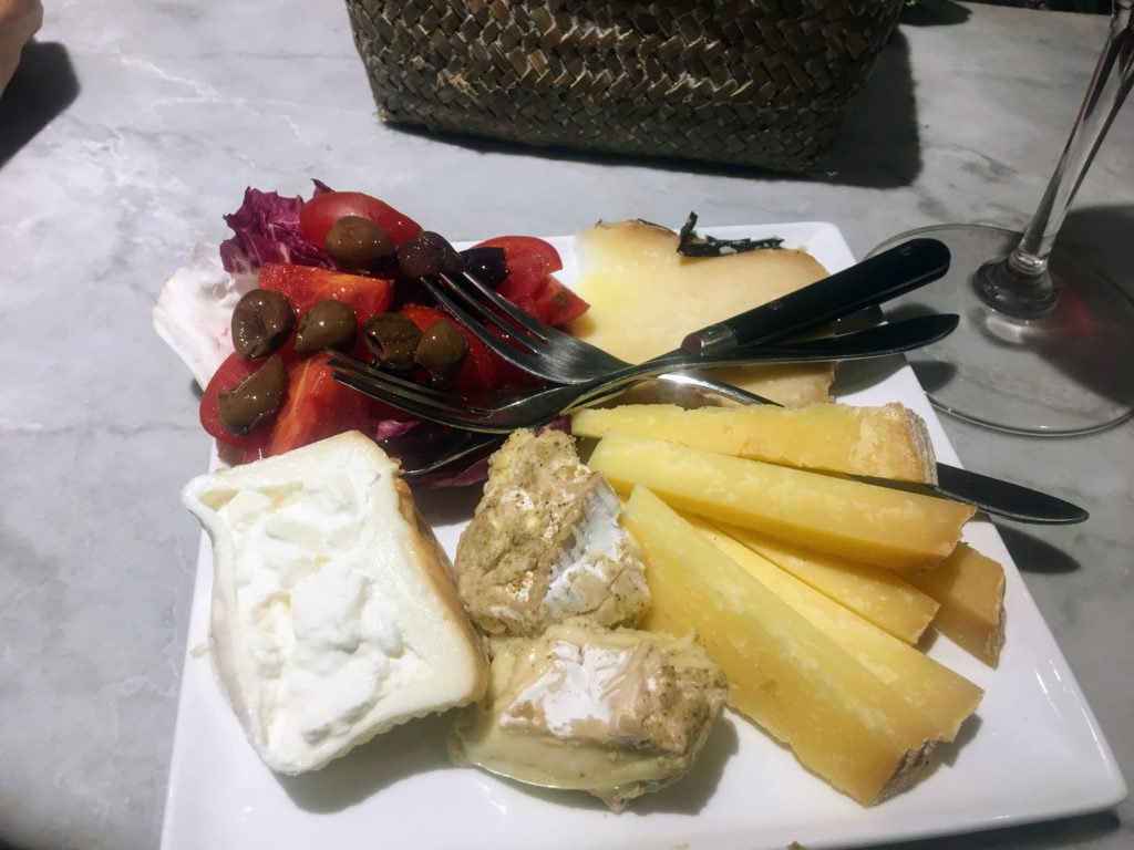 cheese plate in florence