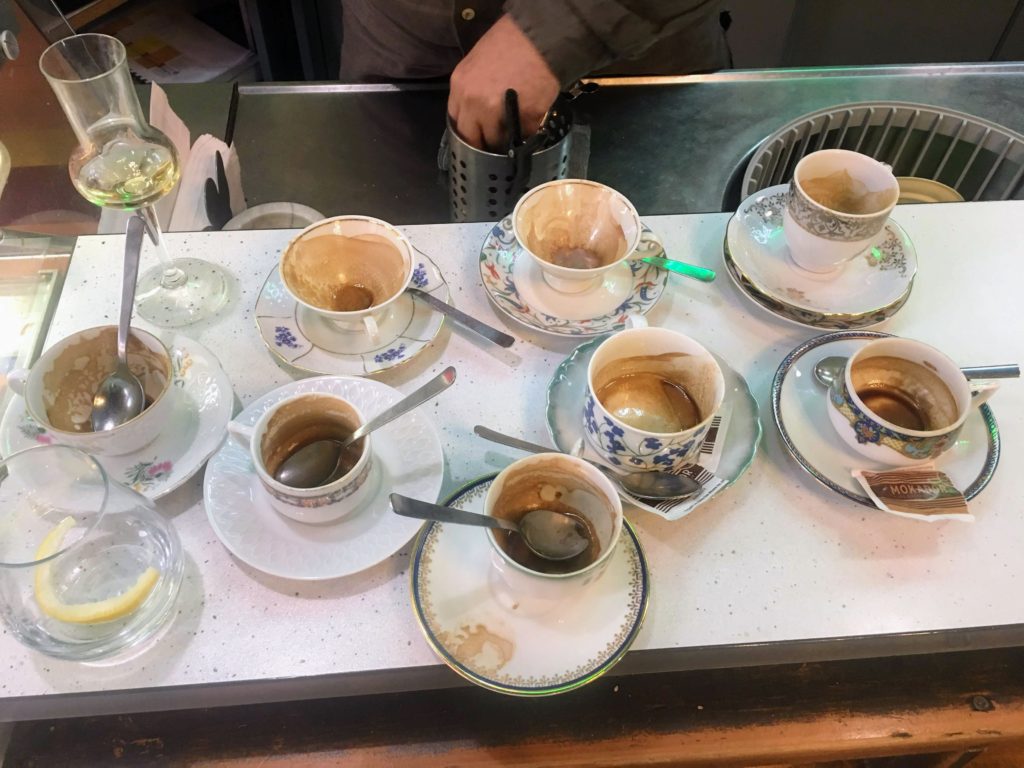 Italian coffee drinks