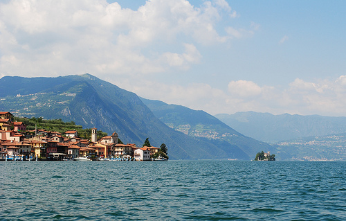 lake iseo in italy