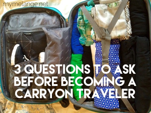 can you be a carry on traveler