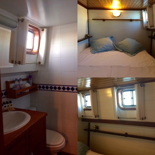 rooms on a canal du midi barge