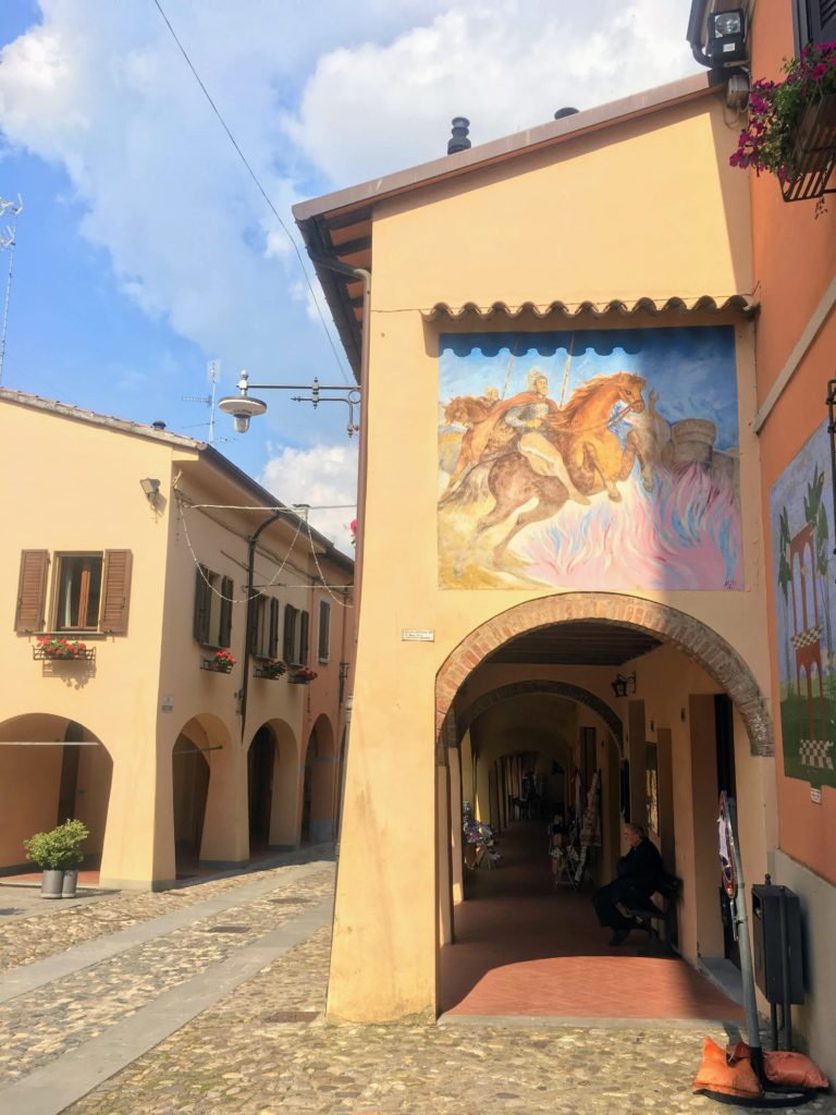a visit to dozza for the street art