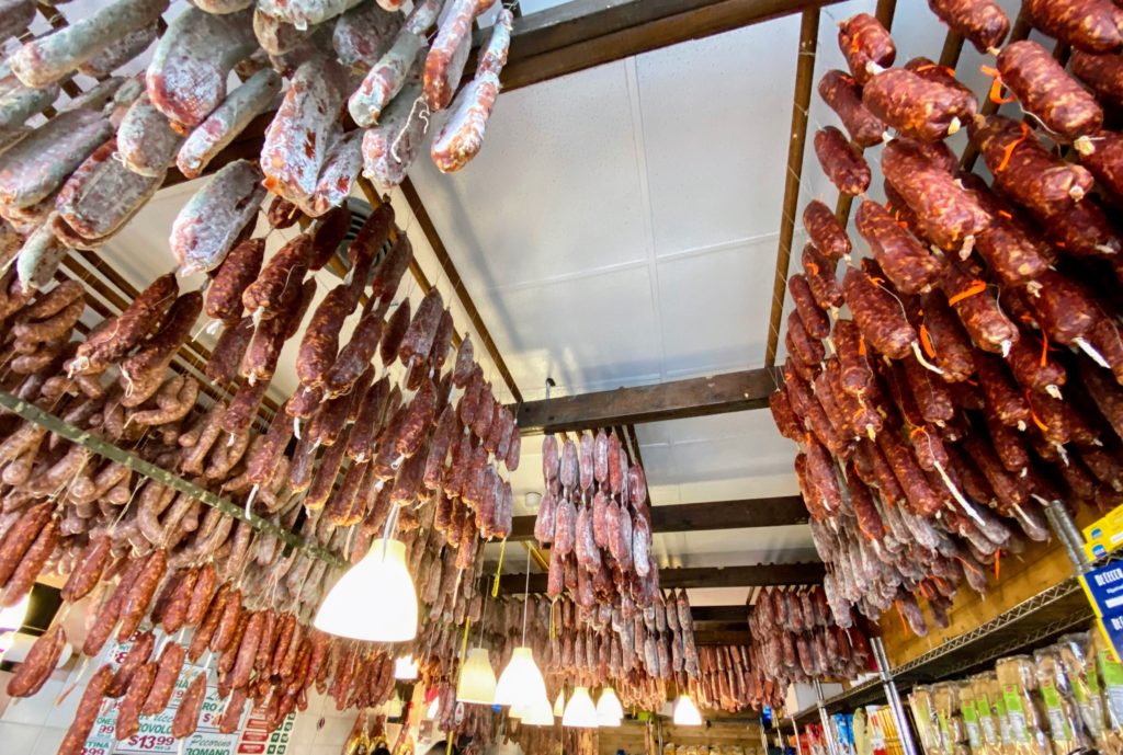 Italian Food Lovers Guide to Bronx's Arthur Avenue Calandra Pork store
