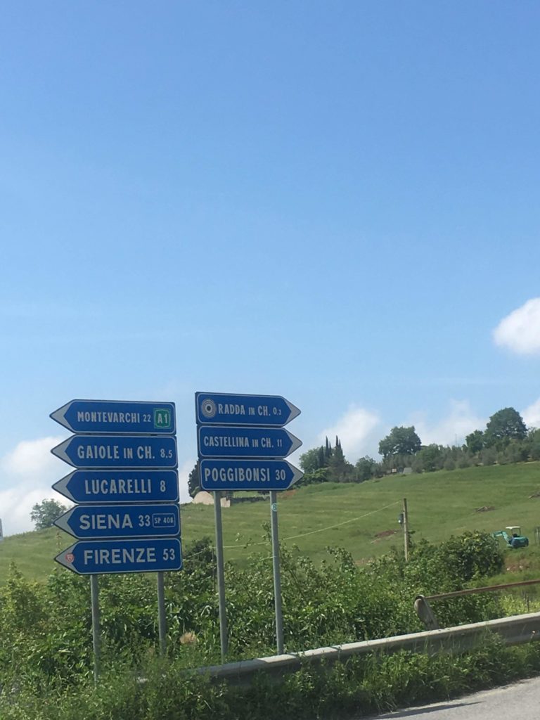 italy road signs