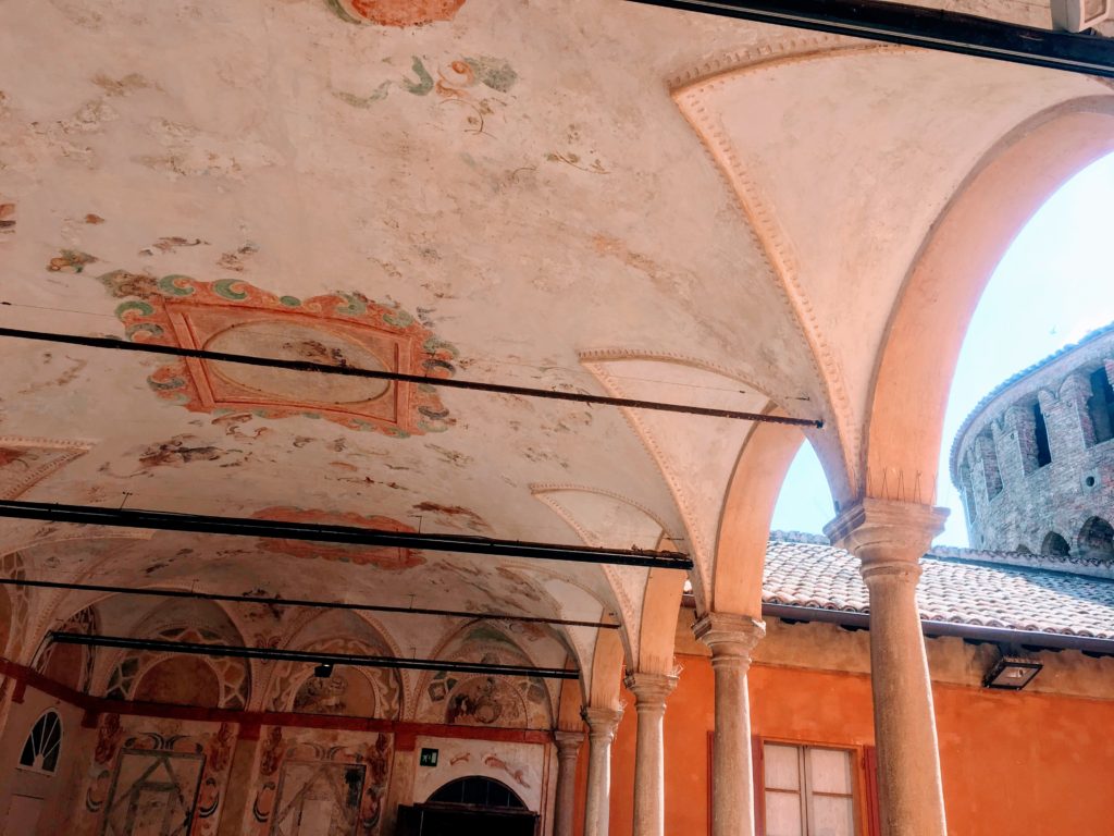 frescoes sforza castle